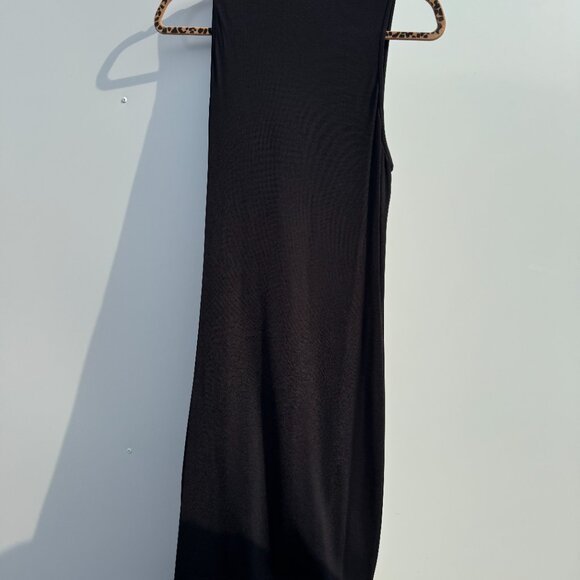 Love Moschino Black Chain Detail Midi Dress - Size US 10 / IT 46 - Picture 3 of 3